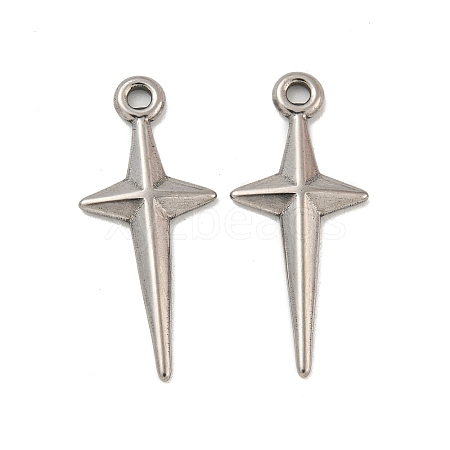 304 Stainless Steel Pendants STAS-YW0002-27-1