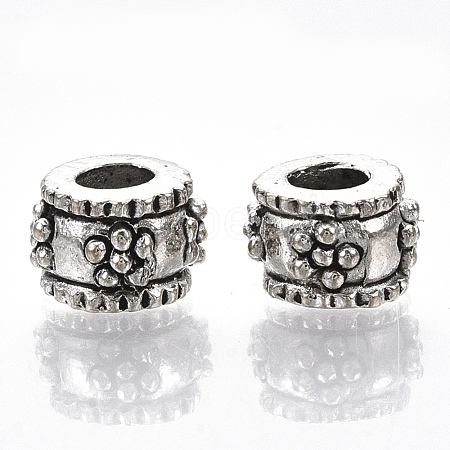 Tibetan Style Alloy Beads TIBE-R317-055AS-LF-1