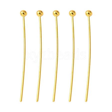 Brass Ball Head pins X-KK-R020-06G-1