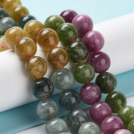 Dyed Natural Malaysia Jade Beads Strands G-G021-01B-07-1