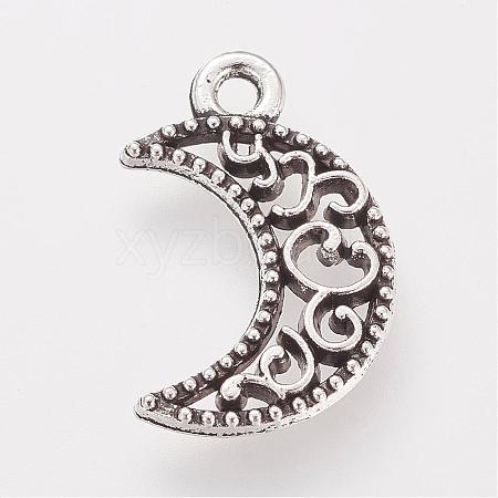 Tibetan Style Alloy Pendants TIBE-S306-05AS-RS-1