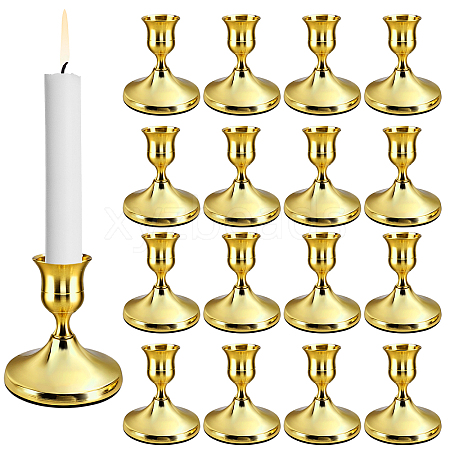 18Pcs Aluminium & Iron Candle Holders AJEW-WA0004-85A-1