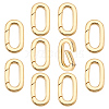   10Pcs Brass Spring Gate Rings KK-PH0005-23-1
