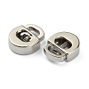 Alloy Spring Cord Locks FIND-WH0110-063P-2