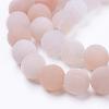 Natural Pink Aventurine Beads Strands G-F520-56-10mm-3