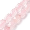 Natural Rose Quartz Beads Strands G-G765-24-2