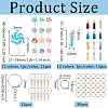 Olycraft DIY Lollipop Keychain Making Kit DIY-OC0011-94-2