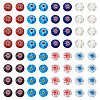 Handmade Millefiori Glass Beads LK-CD0001-002-2