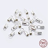 925 Sterling Silver Cord Ends STER-F036-21S-1mm-1