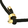 Braided Nylon Cord Bracelet Making MAK-A017-D03-22G-2