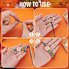 Halloween Theme DIY Keychain Making Kits DIY-PH0030-62-3