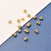 Brass Crimp Beads Covers KK-F824-036C-G-3