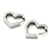 Tarnish Resistant 201 Stainless Steel Huggie Hoop Earrings EJEW-E602-04P-2