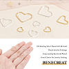 SUPERFINDINGS 72Pcs 12 Style Brass Linking Rings KK-FH0005-73-3