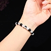 Cat Eye Bead Stretch Bracelets PW-WG62034-01-3