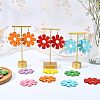  DIY Wooden Dangle Earring Making Kits DIY-NB0005-69-2