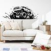 Translucent PVC Self Adhesive Wall Stickers STIC-WH0015-040-3