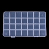 Transparent Plastic Bead Containers X1-CON-YW0001-13-1