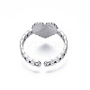 Non-Tarnish 304 Stainless Steel Heart with Word Love You Open Cuff Ring for Women RJEW-S405-261P-3