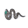 Alloy Rhinestone Snake Brooches JEWB-H028-01B-1