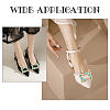 2Pcs Alloy Rhinestone Flower Shoe Decorations FIND-FG0002-40B-5