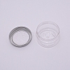 Round Aluminium Cover Plastic Box CON-WH0079-29C-2