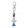 Angle Acrylic & Alloy Pendant Decorations HJEW-MZ00084-04-1