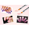 Stainless Steel Saw Shape Nail Art Brush Pen MRMJ-P001-39-07-2