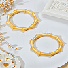 2Pcs Alloy Napkin Rings AJEW-LP0002-71MG-1