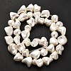 Electroplated Shell Pearl Beads Strands BSHE-C009-01B-3