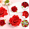Cloth & Iron Alligator Hair Clips AJEW-SP0002-84C-3