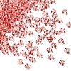 Transparent Stripe Glass Seed Beads GLAA-NH0001-06K-1