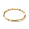 Ion Plating(IP) 304 Stainless Steel Oval Bangle AJEW-Z012-01G-1