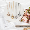 1Pc Stainless Steel Heart Pendant Urn Ashes Necklaces NJEW-CN0001-17B-7