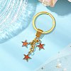 Alloy Enamel Star Keychain KEYC-JKC01084-02-1