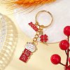 Alloy Enamel Pendant Keychains KEYC-JKC01177-02-2