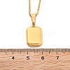 304 Stainless Steel Geometric Pendant Necklaces for Women NJEW-S439-04A-G-5