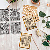 Rubber Clear Stamps DIY-WH0251-016-5