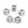 Plated Acrylic Beads PB43C9308-R-1