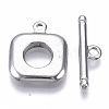 304 Stainless Steel Toggle Clasps X-STAS-N087-20-1