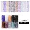 10 Colors Shiny Laser Nail Glitter Transfer Foil Nail Stickers MRMJ-R090-43-2