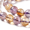 Natural Amethyst and Natural Citrine Beads Strands G-E044-01-4