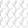 Beebeecraft 30Pcs 304 Stainless Steel Clip on Nose Ring Findings STAS-BBC0003-95P-1