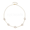 Brass Cable Chains Necklace NJEW-JN04699-1