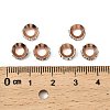 Brass Rhinestone Spacer Beads RB-A020-7mm-01RG-3