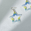 Alloy Acrylic Star Dangle Earrings for Women WG7A8ED-01-4