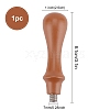 Rosewood Handle with Plaster Gluesheath DIY-WH0221-12C-2