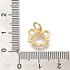 Rack Plating Brass Micro Pave Cubic Zirconia Pendants KK-H508-28G-05-3