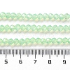 Baking Paint Transparent Glass Beads Strands LS-DGLA-A034-J4MM-D02-4