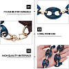 Givenny-EU 2Pcs 2 Style Acrylic Cable Chains Bag Handles DIY-GN0001-03-4